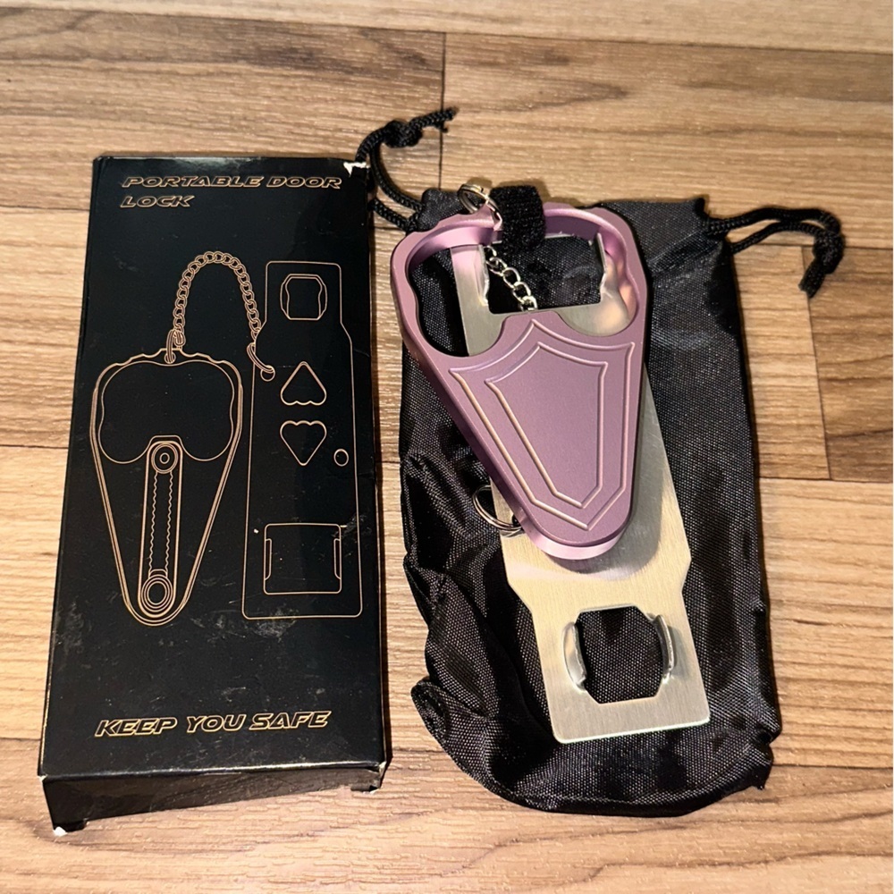 Travel Portable Door Lock For Safety- NIB